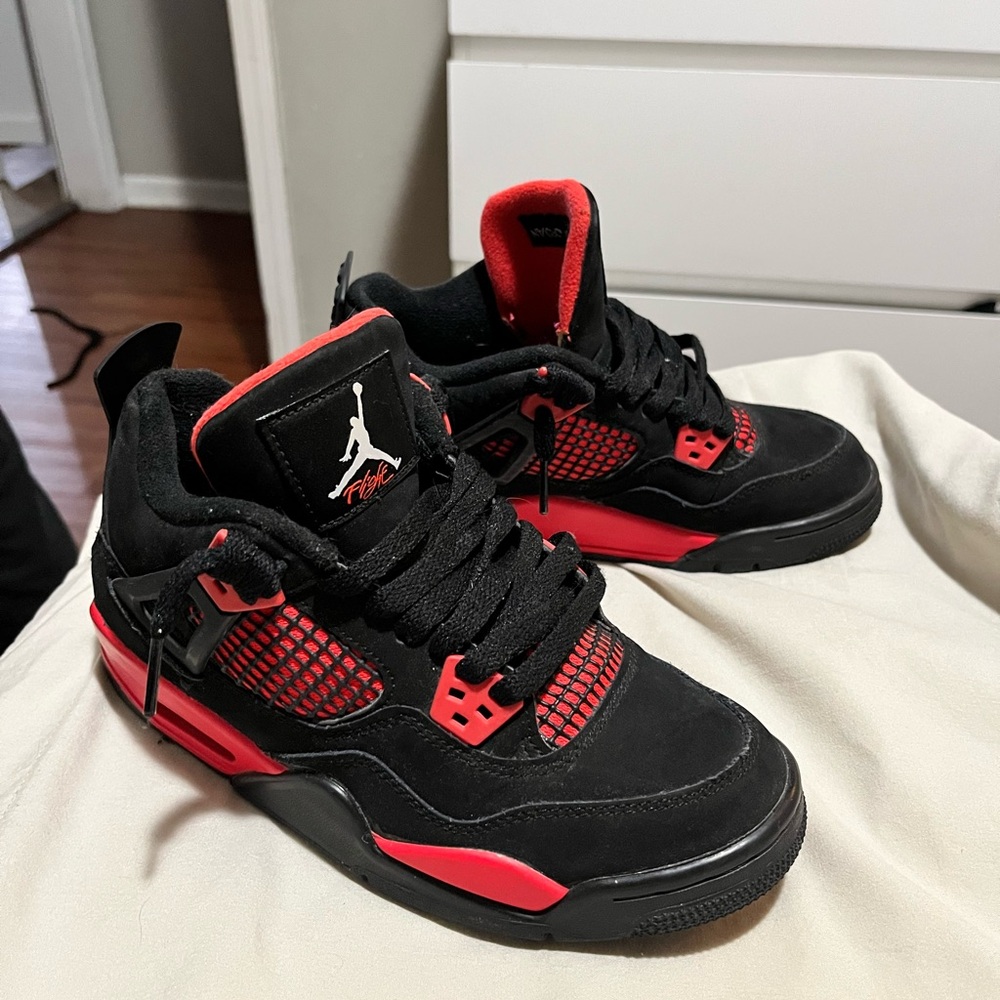 Jordan Women's Sneakers Black and Red